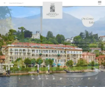 Grandhotelmenaggio.com(Grand Hotel Menaggio Official Website) Screenshot