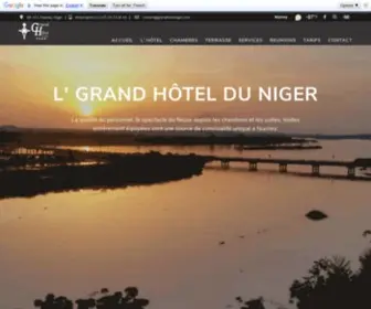 Grandhotelniger.com(Grand Hôtel du Niger BP 471 NIAMEY) Screenshot