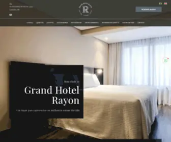 Grandhotelrayon.com.br(O Hotel) Screenshot