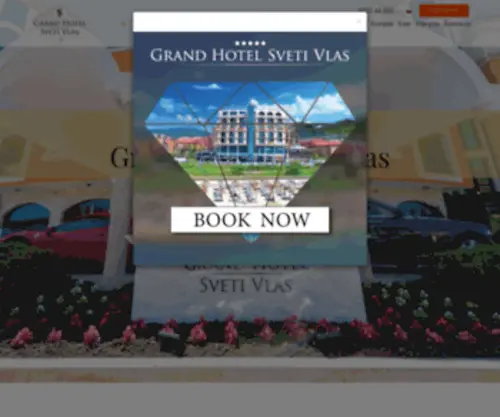 Grandhotelsvetivlas.bg(Grand Hotel Sveti Vlas) Screenshot