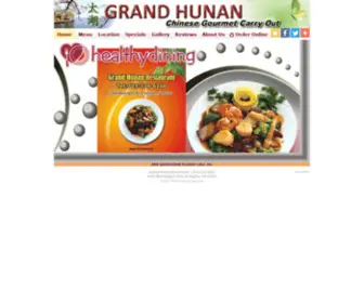 Grandhunan.com(Grand Hunan Restaurant) Screenshot