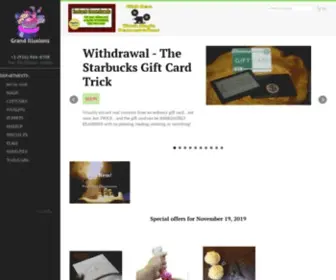 Grandillusions.com(GRAND ILLUSIONS IS TAKING ORDERS) Screenshot
