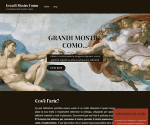 Grandimostrecomo.it(Grandi mostre como) Screenshot