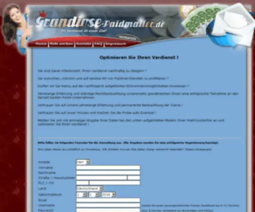 Grandiose-Paidmailer.de(Paid4) Screenshot