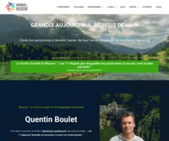 Grandiretreussir.com(GRANDIR & RÉUSSIR) Screenshot