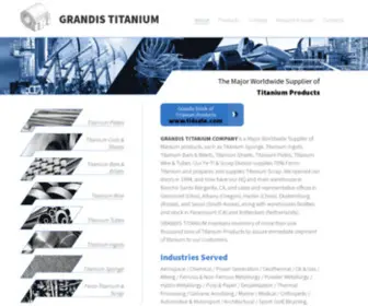 Grandis.com(GRANDIS TITANIUM) Screenshot