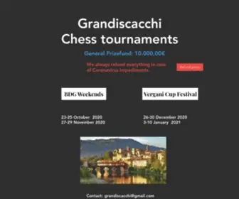 Grandiscacchi.com(Home) Screenshot