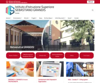 Grandiscuneo.it(Sito web istituzionale ISTITUTO D’ISTRUZIONE SUPERIORE “S.GRANDIS”) Screenshot