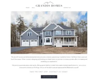 Grandishomesllc.com(Grandis Homes) Screenshot