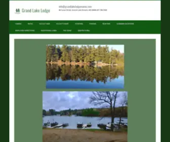 Grandlakelodgemaine.com(Grandlakelodgemaine) Screenshot