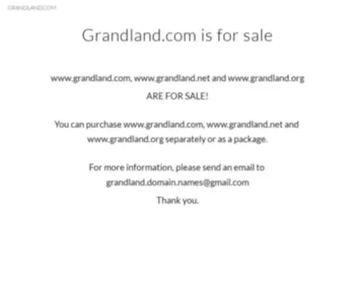 Grandland.com(Grandland) Screenshot