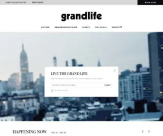 Grandlife.com(Culture, Guide and Events New York City) Screenshot