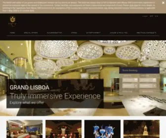 Grandlisboahotels.com(Grand Lisboa) Screenshot