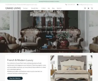 Grandliving.com.au(French Luxury Furniture) Screenshot