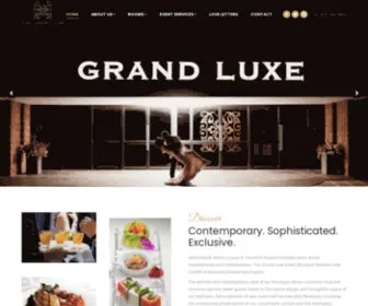Grandluxe.ca(The Grand Luxe Event Boutique) Screenshot