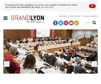 Grandlyon.com(Métropole de Lyon) Screenshot