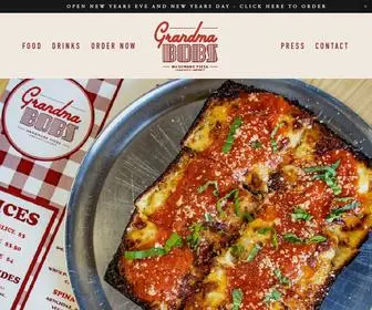 Grandmabobs.com(Detroit Pizza Shop) Screenshot