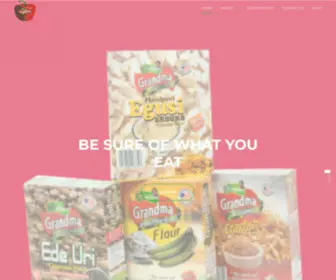 Grandmafoods.com.ng(Grandma Foods) Screenshot