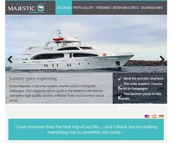 Grandmajestic-Cruise.com(Grand Majestic Galapagos Yacht) Screenshot