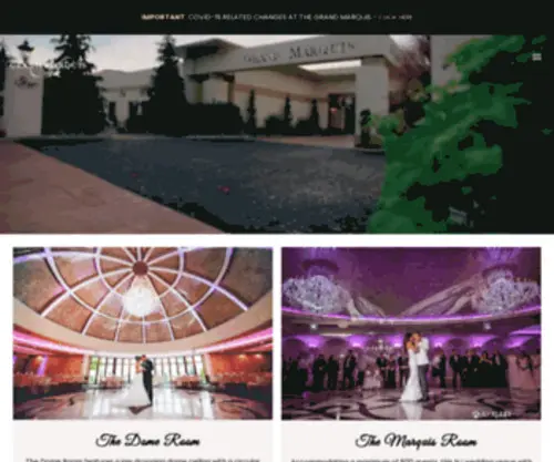 Grandmarquiscaterers.com(The Grand Marquis) Screenshot