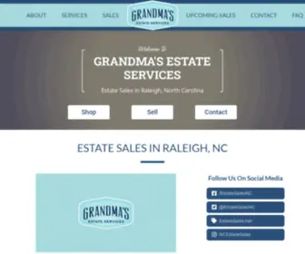 Grandmasestateservices.com(Grandma’s Estate Services) Screenshot