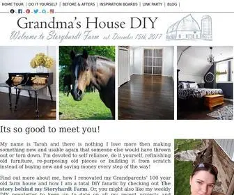 Grandmashousediy.com(Grandma's House DIY) Screenshot