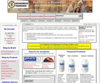 Grandmasremedies.com(Home Grandmas Remedies) Screenshot