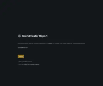 Grandmaster.report(Grandmaster report) Screenshot