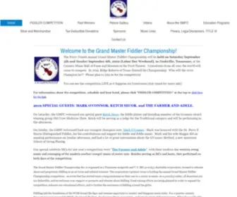 Grandmasterfiddler.com(Grand Master Fiddler Championship) Screenshot