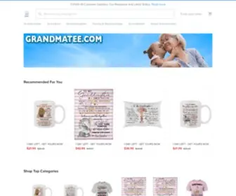 Grandmatee.com(Cool Grandma Store Print shop for T) Screenshot
