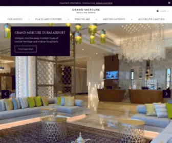 Grandmercure.com(Grand Mercure Hotels and Apartments across Asia Pacific) Screenshot