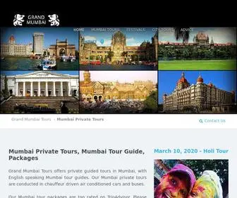 Grandmumbai.com(Grand Mumbai Tours) Screenshot