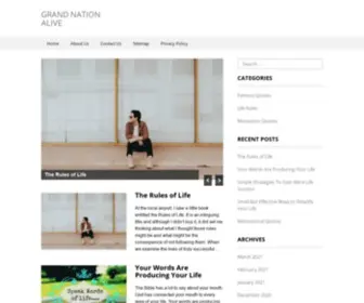 Grandnationalive.com(Grand Nation Alive) Screenshot