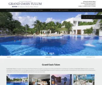 Grandoasistulum.com(Grand Oasis Tulum) Screenshot