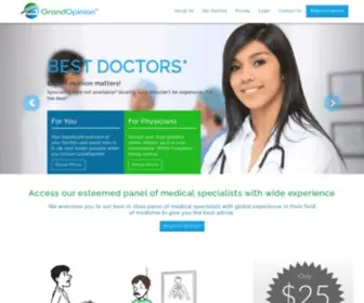 Grandopinion.com(GrandOpinion Health Care) Screenshot