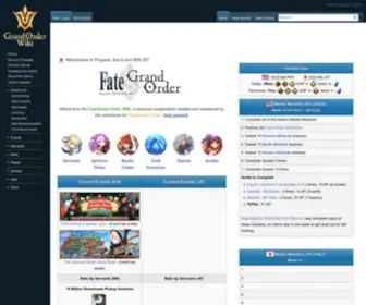 Grandorder.wiki(Fate/Grand Order Wiki) Screenshot