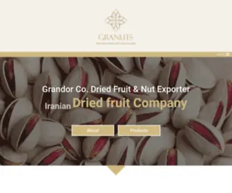 Grandornuts.com(Grandor Company) Screenshot