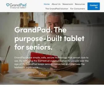 Grandpad.biz(GrandPad Enterprise Edition) Screenshot