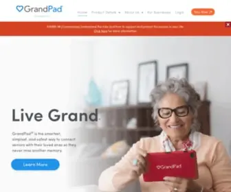 Grandpad.net(Tablet for Seniors) Screenshot