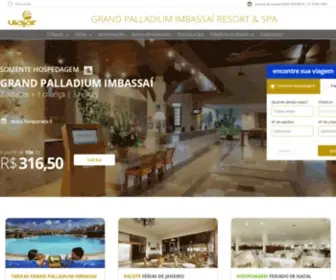 Grandpalladium.com.br(Grand Palladium Imbassaí Resort & Spa) Screenshot