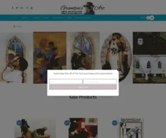 Grandpasart.com(Grandpa’s Art) Screenshot