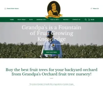 Grandpasorchard.com(Buy Fruit Trees from Grandpa's Orchard Nursery) Screenshot