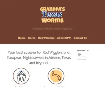 Grandpastexasworms.com(Grandpa's Texas Worms) Screenshot