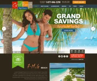 Grandpineapple.com(Caribbean Vacations) Screenshot