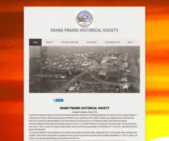 Grandprairiehistory.org(Helping Hands) Screenshot