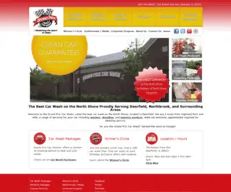 Grandprixcarwash.com(The Best Car Wash on the North Shore Proudly Serving Deerfield) Screenshot