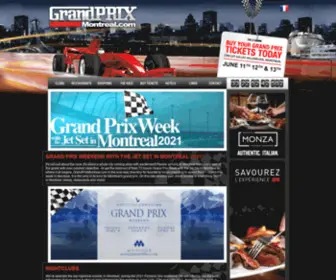 Grandprixmontreal.com(GrandPrix Montreal) Screenshot