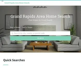 Grandrapidsareahomesearch.com(Grand Rapids Area Home Search) Screenshot