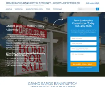 Grandrapidsbankruptcyattorney.net(Grand Rapids Bankruptcy Attorney) Screenshot