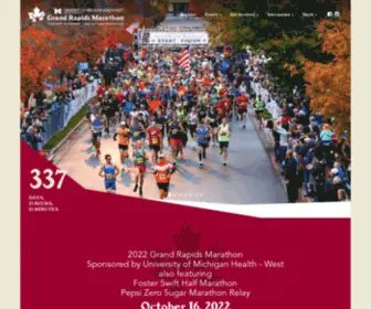 Grandrapidsmarathon.com(Grand Rapids Marathon) Screenshot